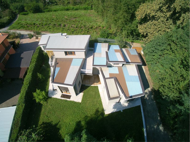 Une maison conçue pour apparaître sur les photos aériennes et satellites