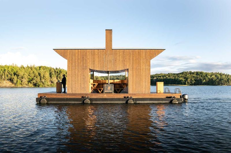 Construisez votre propre sauna flottant à Stockholm