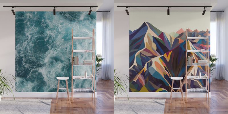 Donnez à votre maison un look audacieux avec les nouvelles peintures murales Peel + Stick de Society6