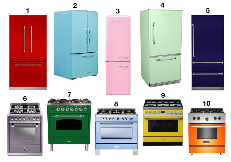 10 appareils de cuisine colorés qui vous feront dire adieu à l’inox
