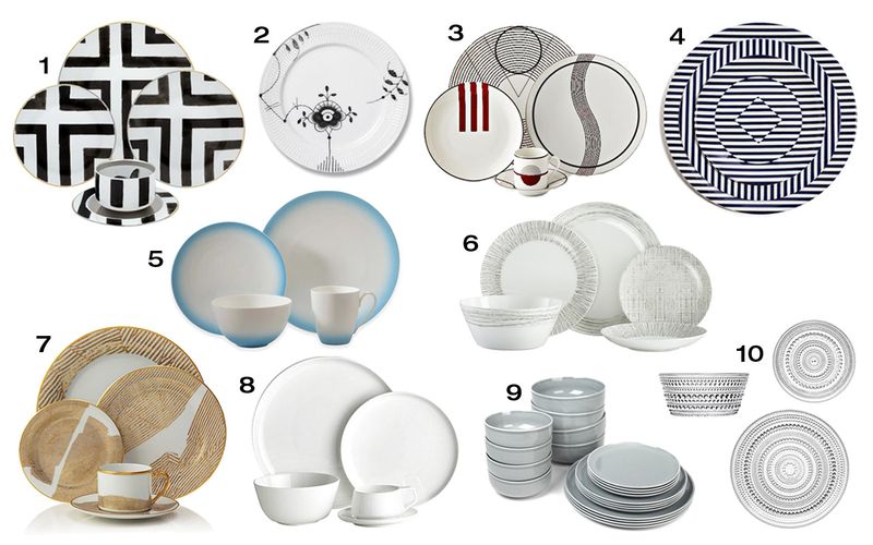 10 Options Modernes de Porcelaine Fine et de Vaisselle