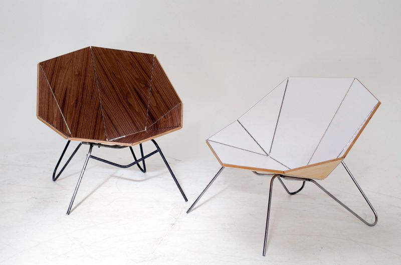 Couper et plier: des meubles modernes de type origami