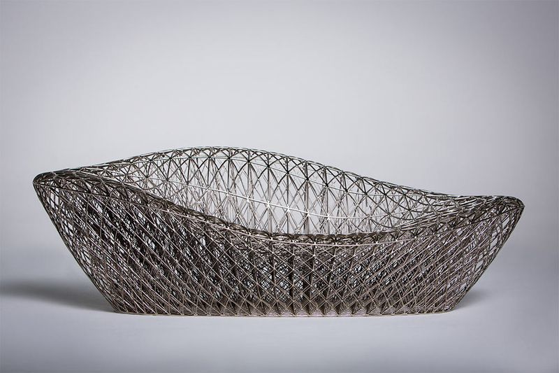 Un canapé complexe imprimé en 3D par Janne Kyttanen