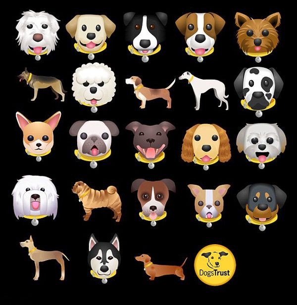 Clavier Emoji Chien de Dogs Trust