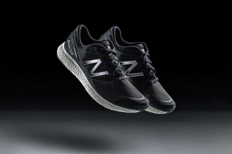 Chaussures de course à semelle intermédiaire adaptatives New Balance x Nervous Systems imprimées en 3D