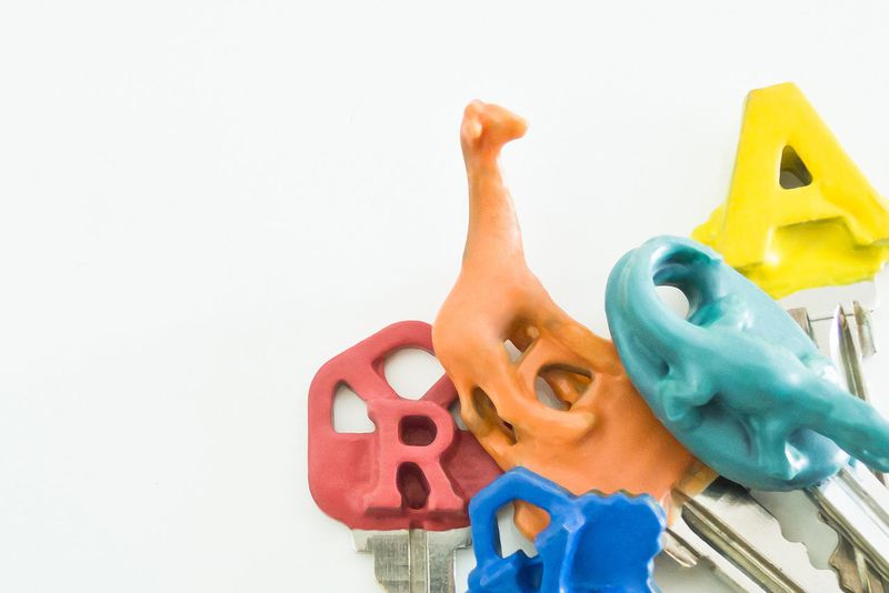 Rendez-le moderne:des hauts de clés Plasti Dip colorés à faire soi-même