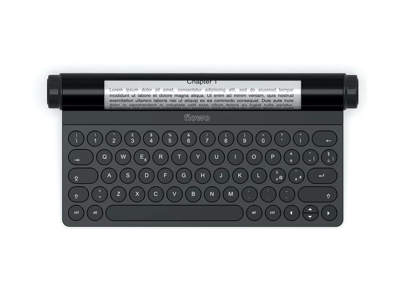 Le concept E-Ink de la machine à écrire Flowo est une question de nostalgie productive